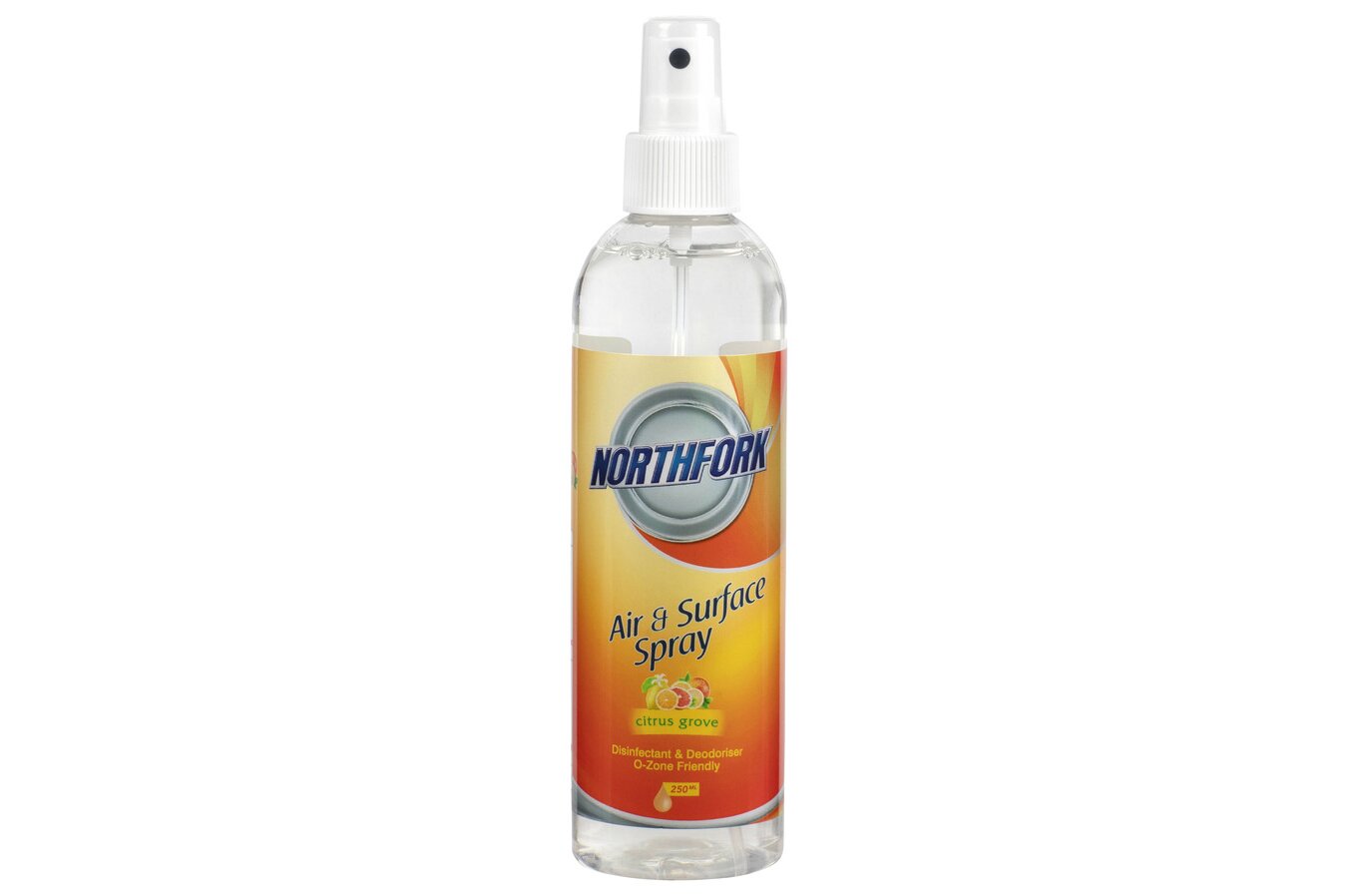 Northfork Air Freshener Disinfectant - Citrus Grove, 250ml (Carton of 12)