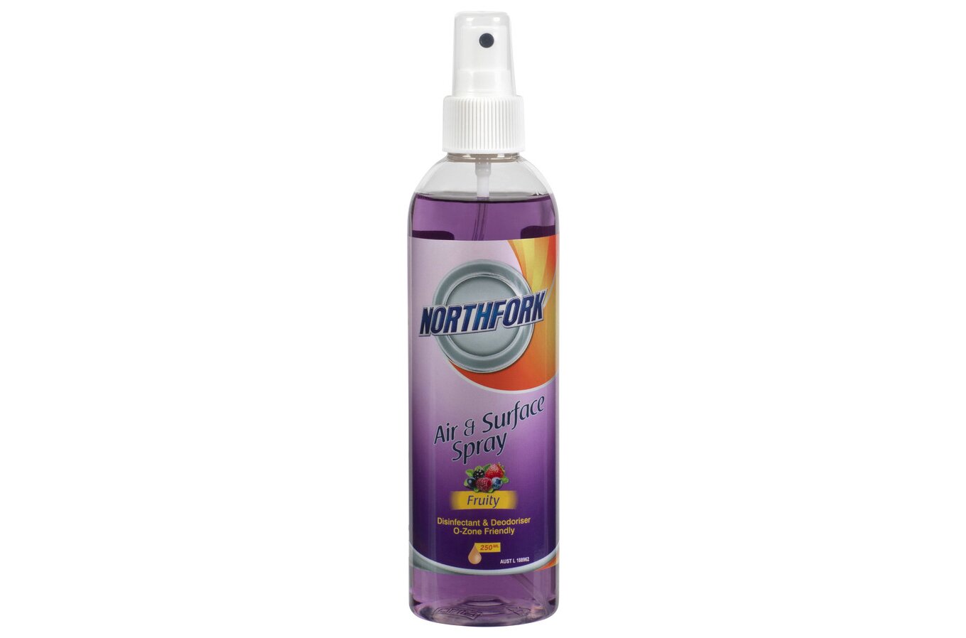 Northfork Air Freshener Disinfectant - Fruity, 250ml (Carton of 12)