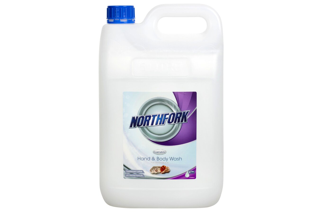 Northfork Hand and Body Wash - Pearl White, 5L (Carton of 3)