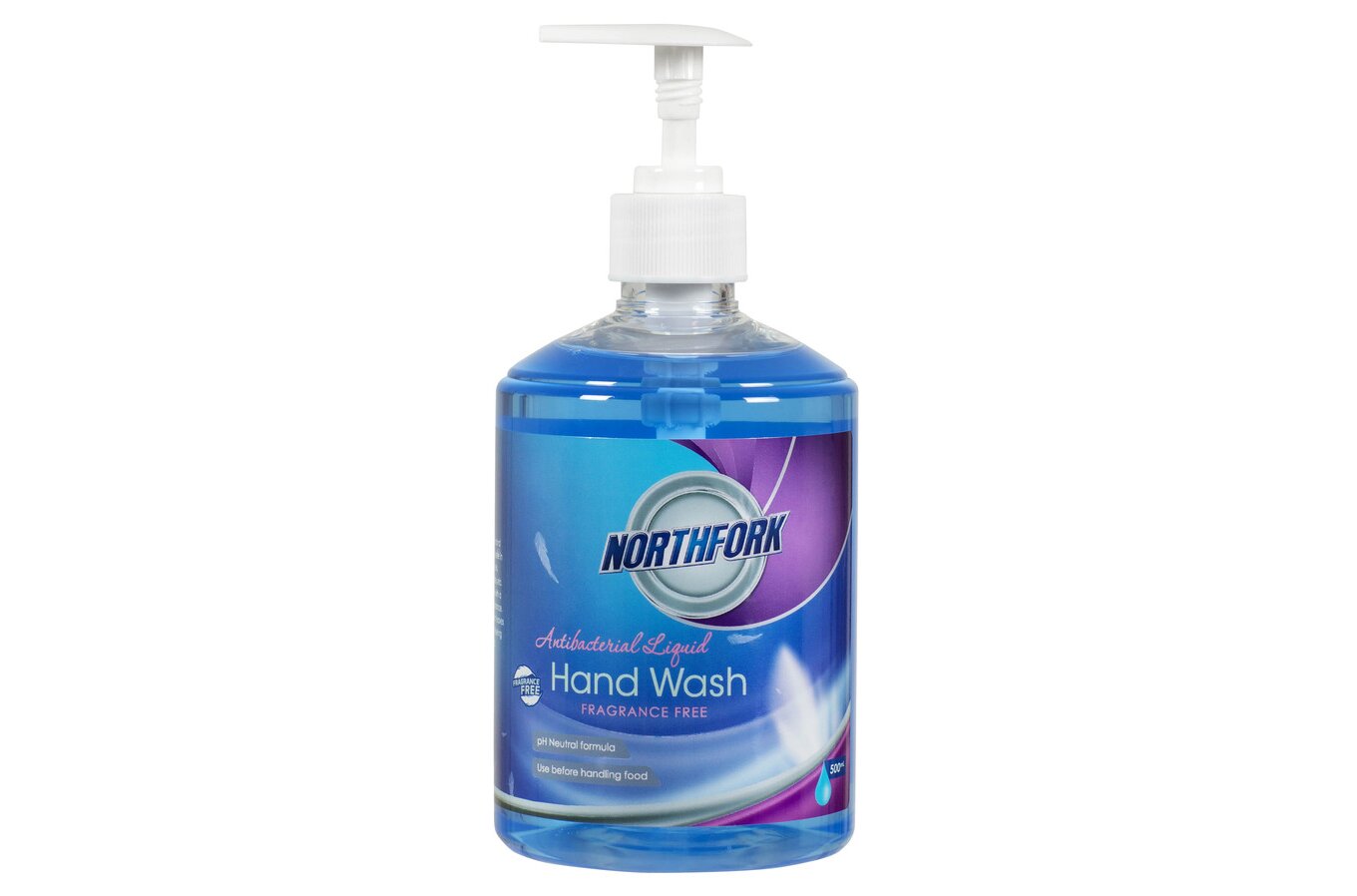 Northfork Antibacterial Liquid Hand Wash - 500ml (Carton of 12)