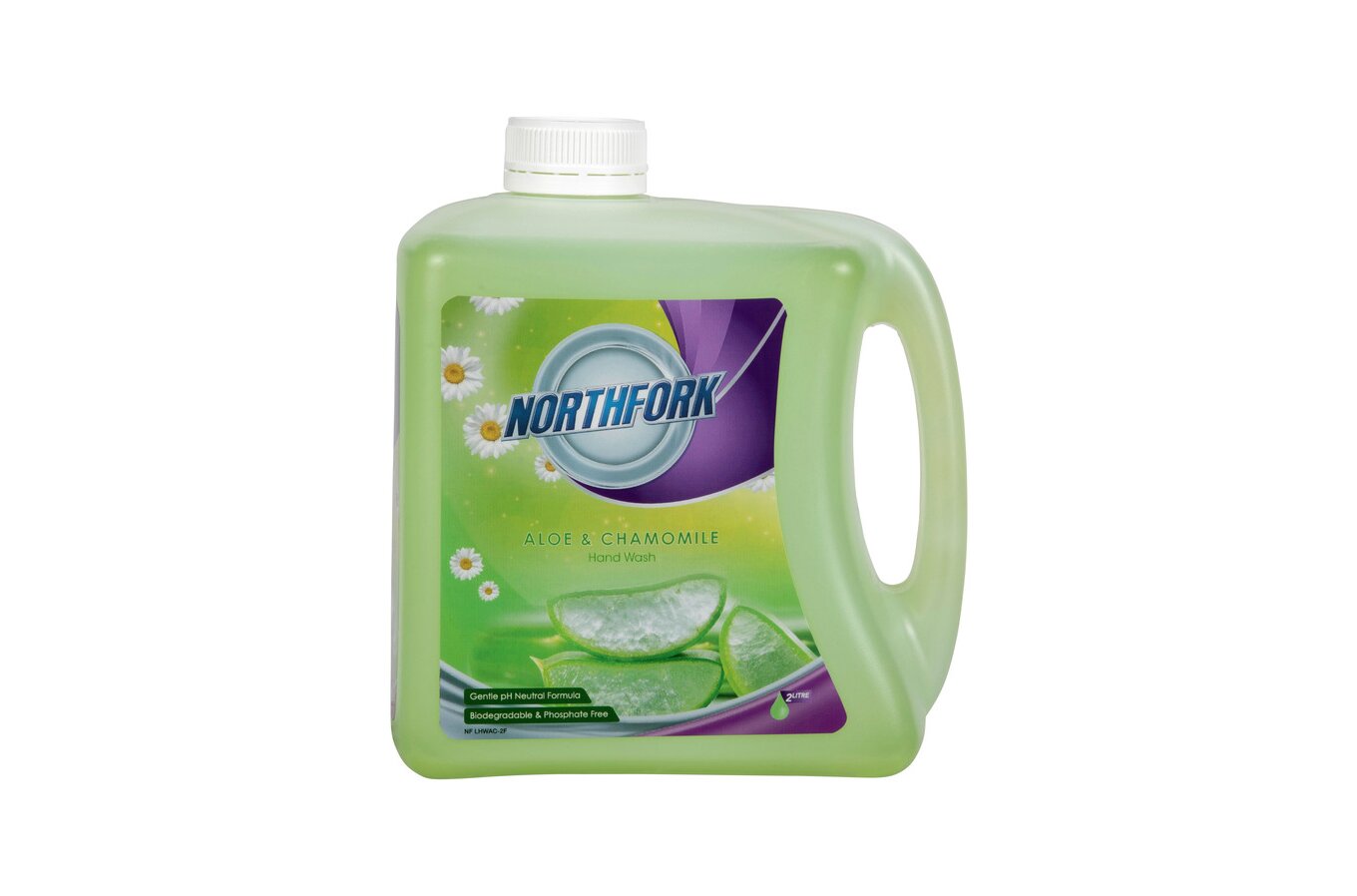 Northfork Liquid Hand Wash - Aloe and Chamomile, 2L (Carton of 3)