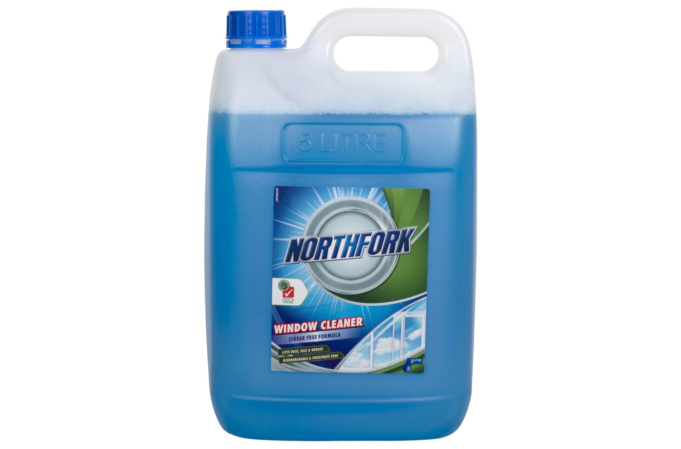 Northfork GECA Window and Glass Cleaner - 5L (Carton of 3)