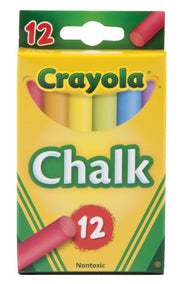 Chalk Crayola Coloured - Pack of 12