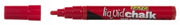 Texta Marker Liquid Chalk - Wet Wipe Bullet Red