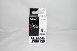 Casio XR-9WE Label Tape 9mm - Black on White