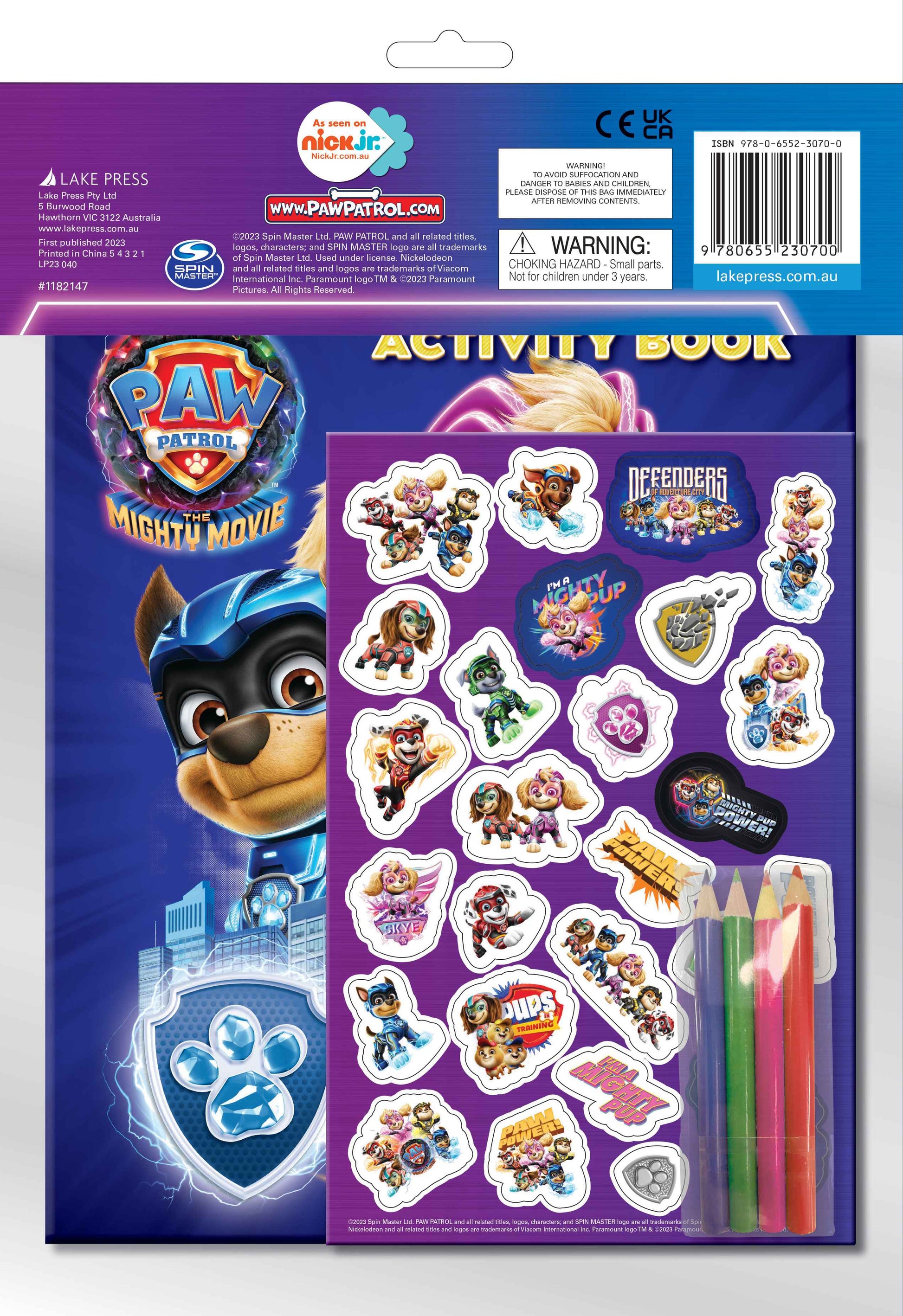 Paw Patrol - Activity Fun Pack - The Mighty Movie — inside page 1