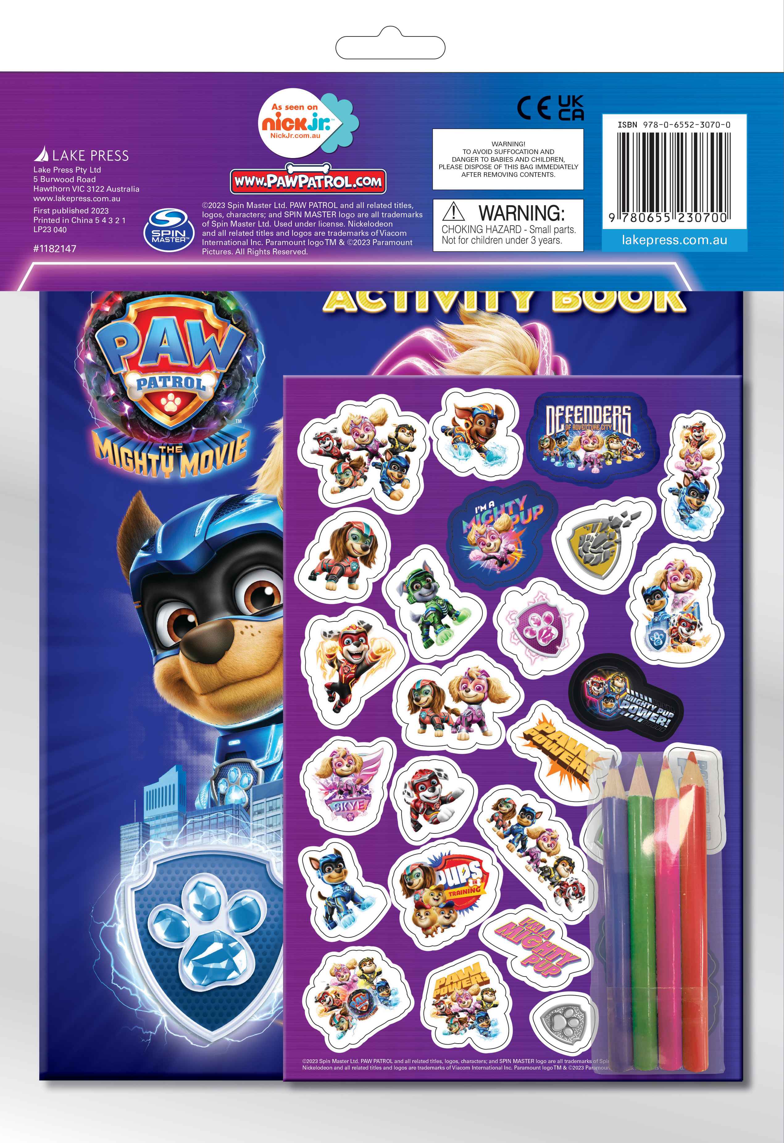 Paw Patrol - Activity Fun Pack - The Mighty Movie — inside page 1