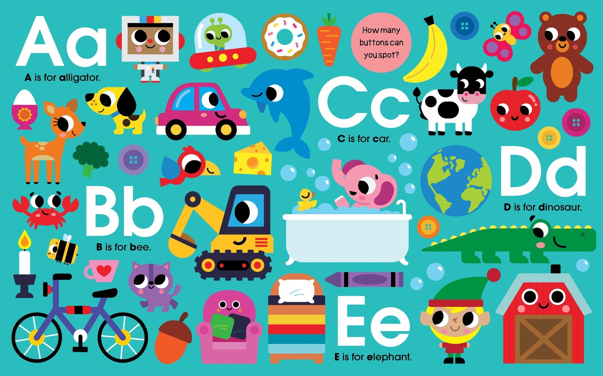 Mini Me - Board Book - My First ABC — inside page 1