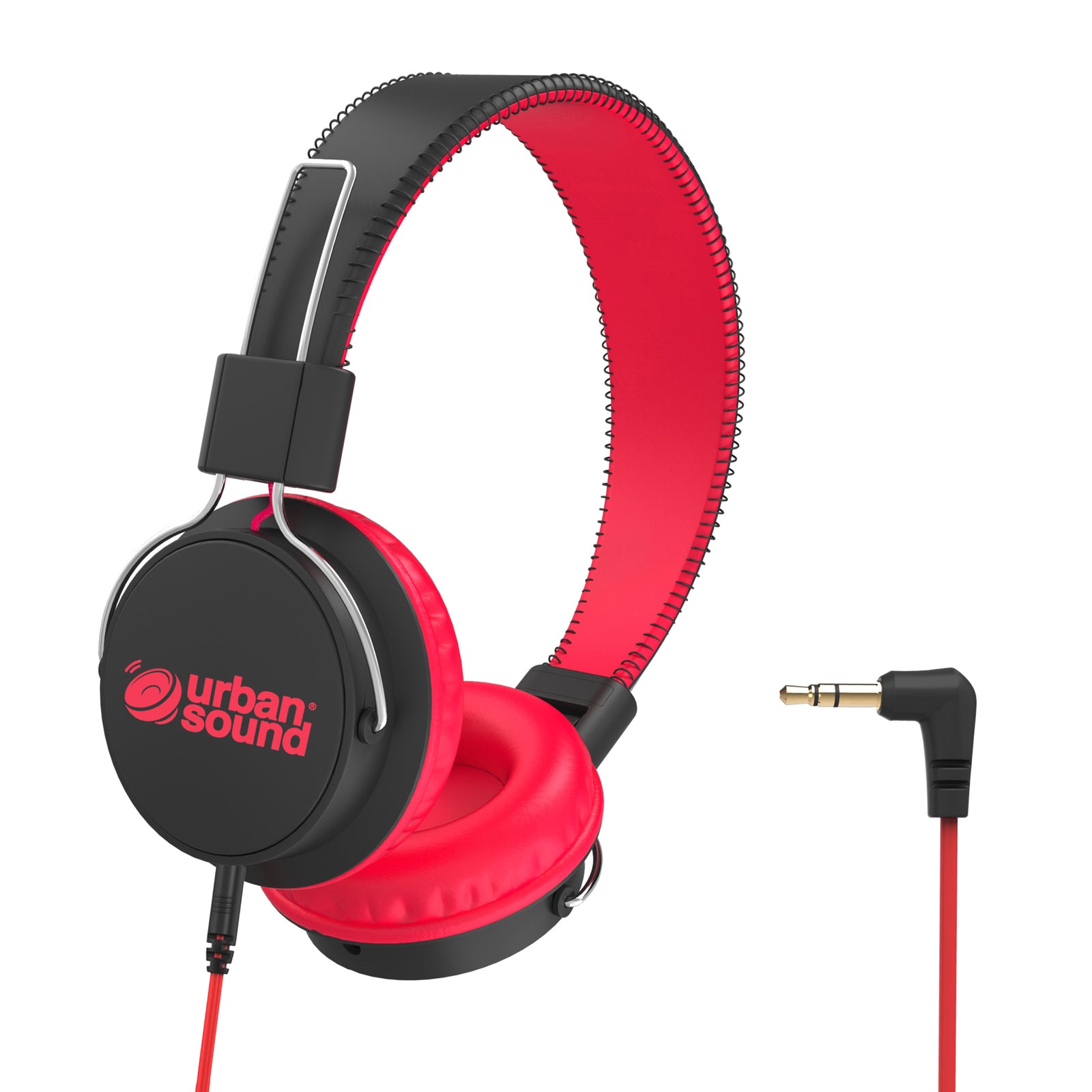 Verbatim Urban Sound Kid's Headphones - Red & Black