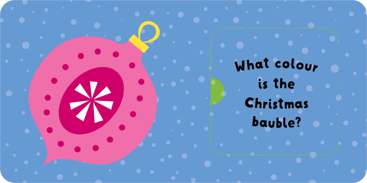 Lift-the-Flap Board Book - My Christmas Colours