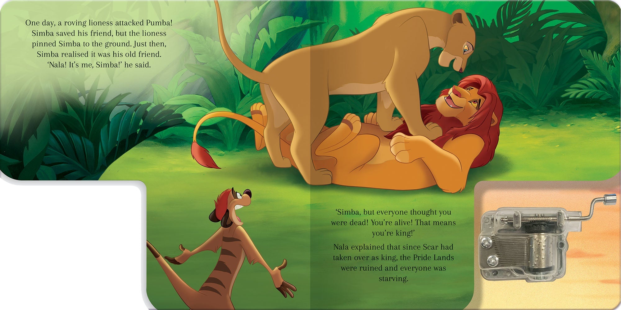 Disney The Lion King - Wind-Up Music Box Book — inside page 4