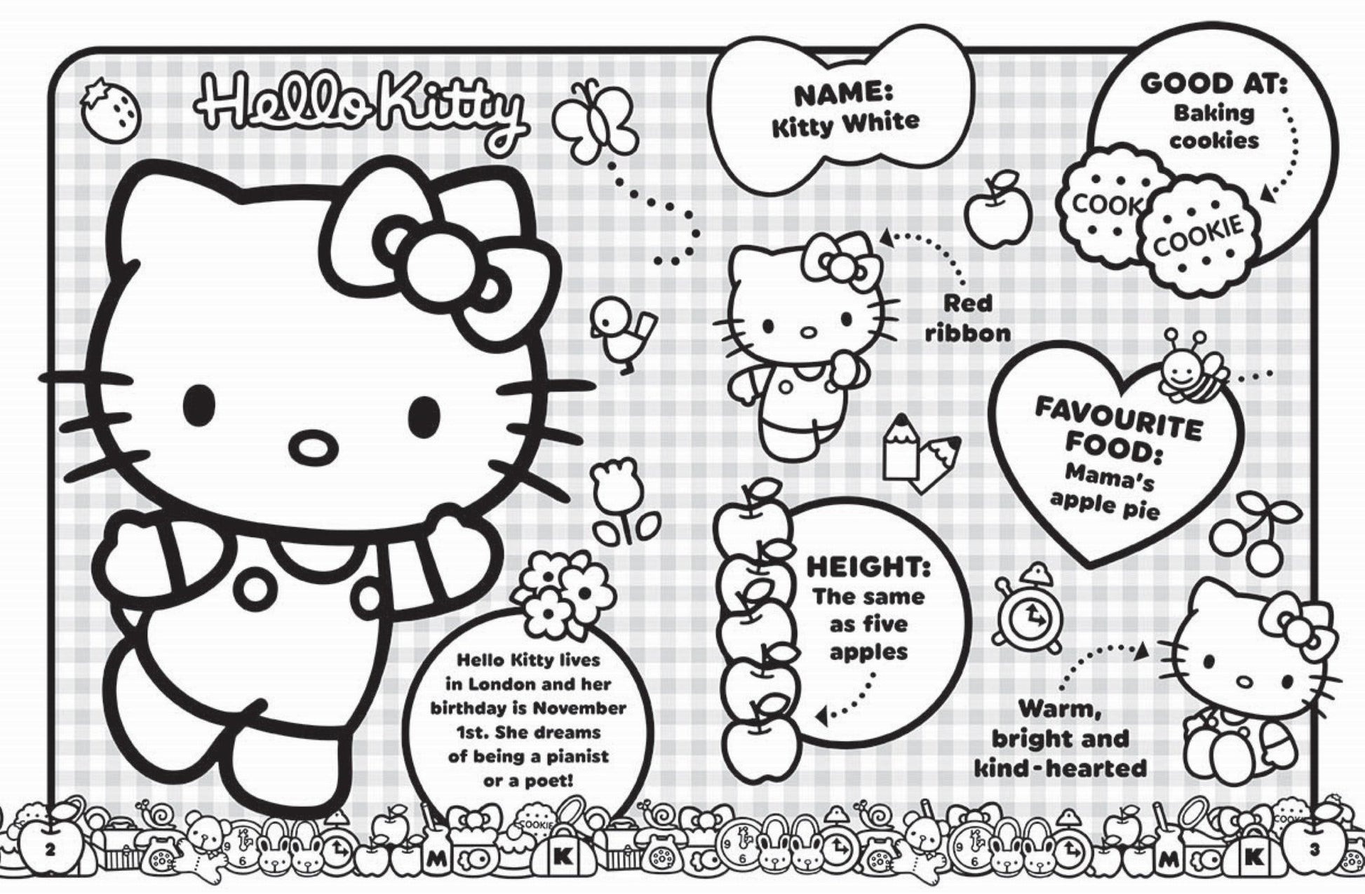 Hello Kitty and Friends - Mega Colouring Book — inside page 2