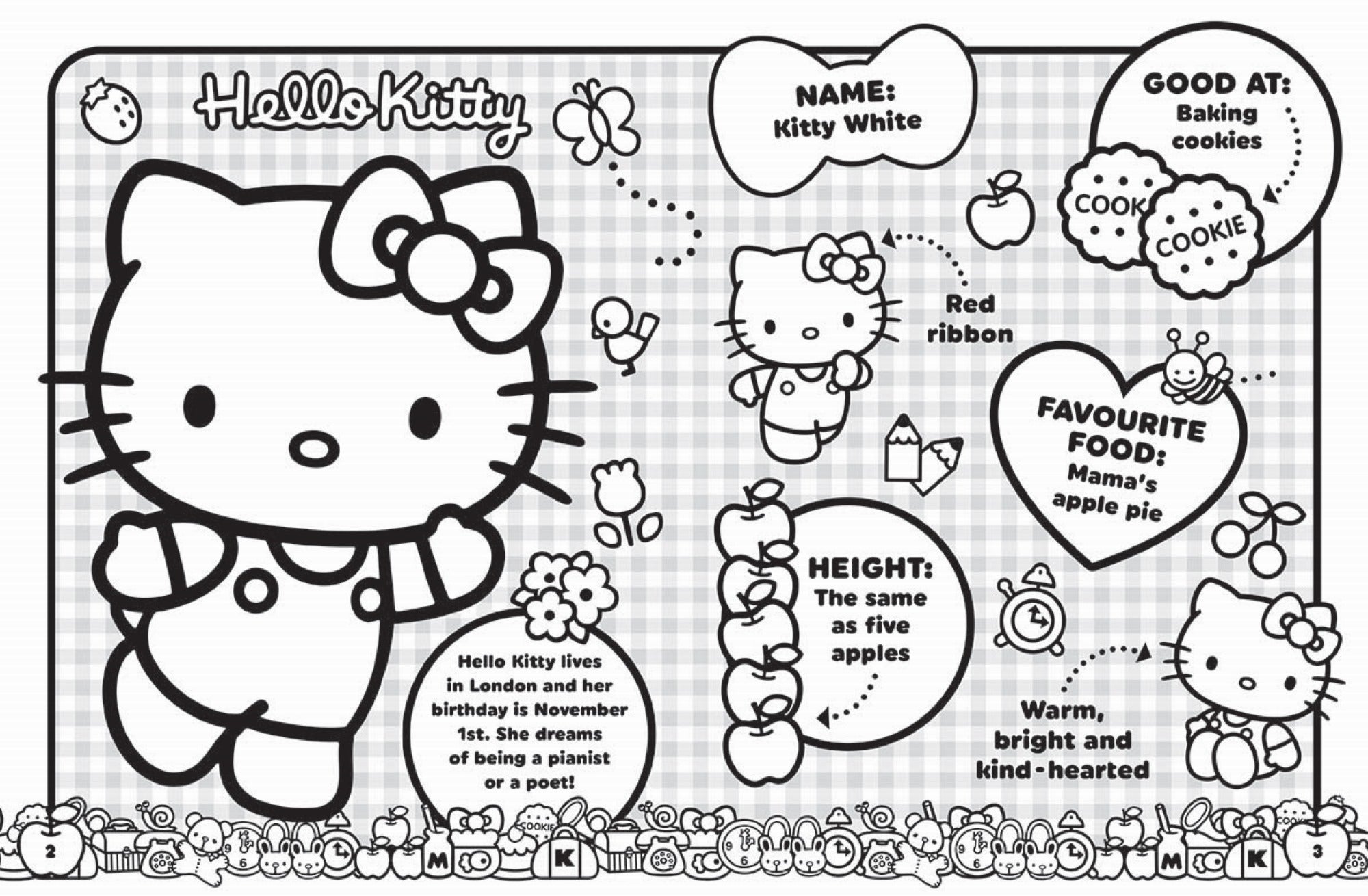 Hello Kitty and Friends - Mega Colouring Book — inside page 2