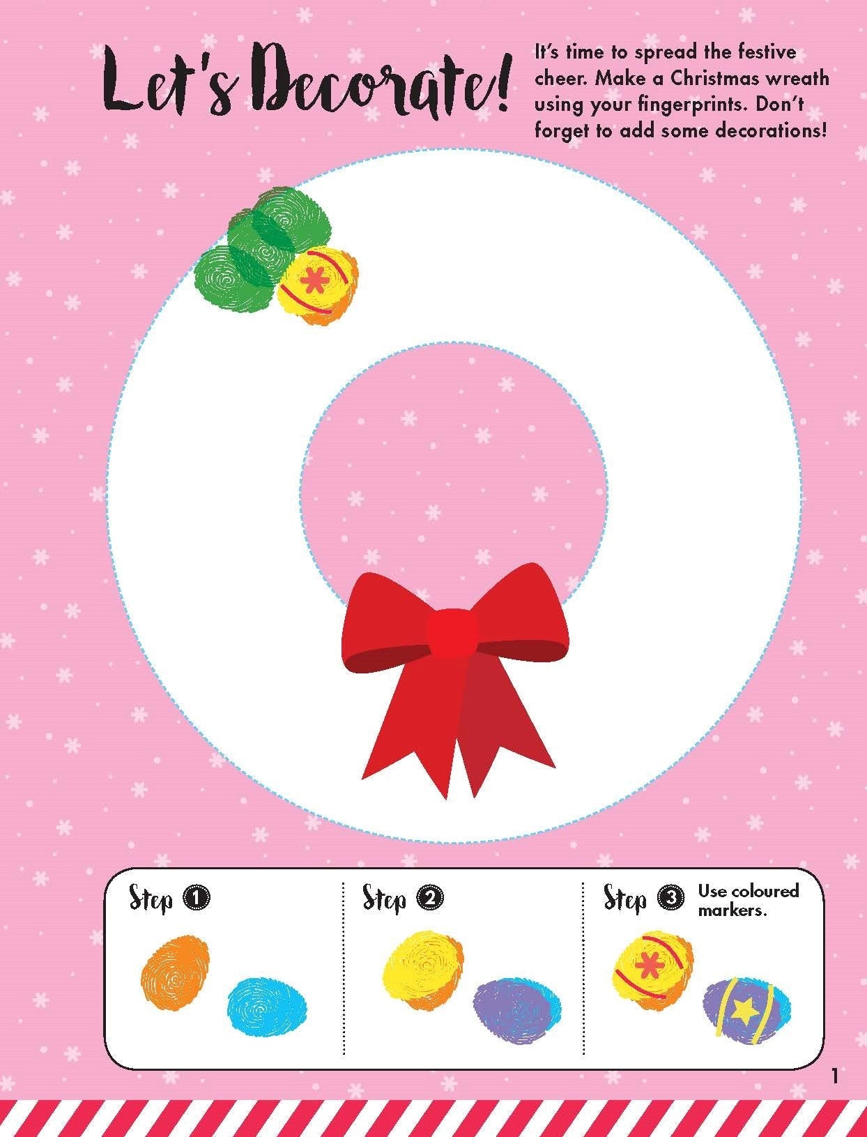 Finger Print Art - Christmas — inside page 3