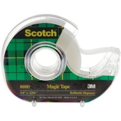 Scotch Magic Tape 810 (19mmx33m) - Pack of 6