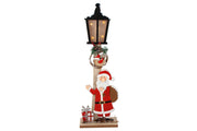 Christmas Light Up Santa with Lantern 58 X 18 X 10.5 CM