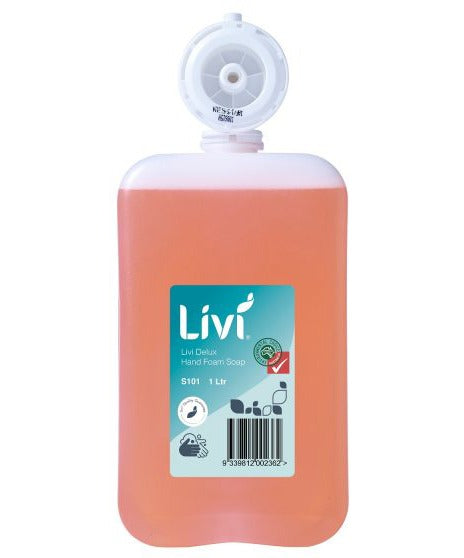 Livi Delux Perfumed Foam Hand Soap - 1L