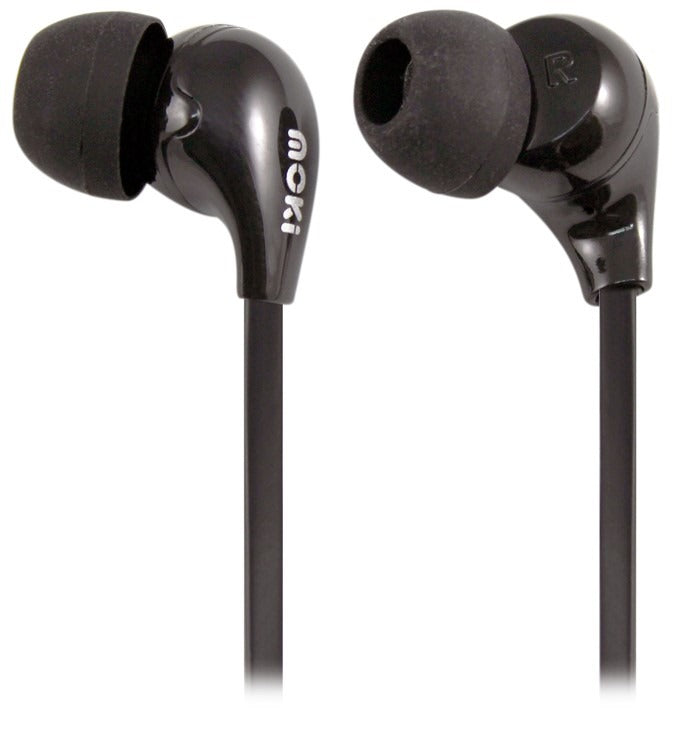 Moki Comfort Buds 45 Degree Earphones - Black