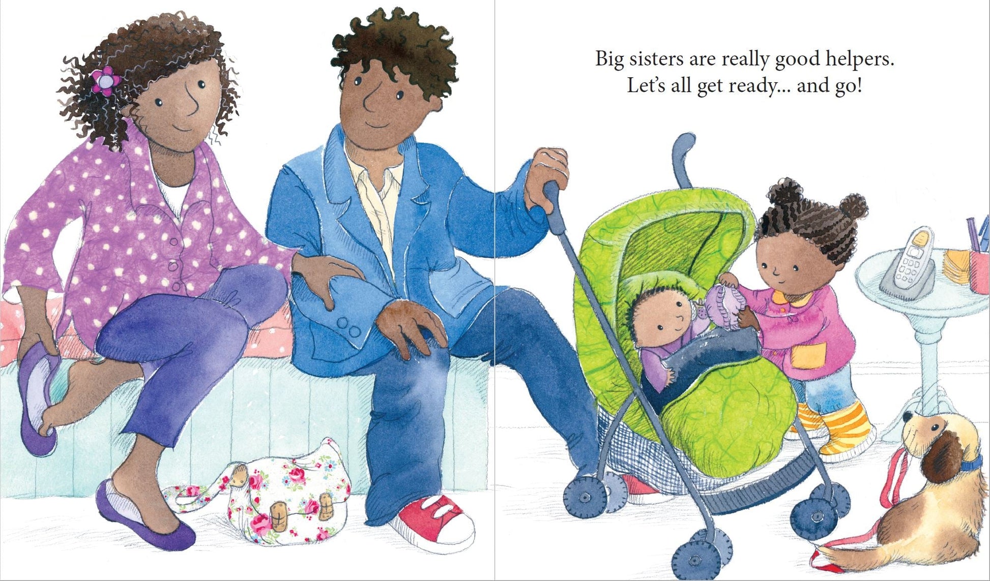 You're A Big Sister Picture Book — inside page 3