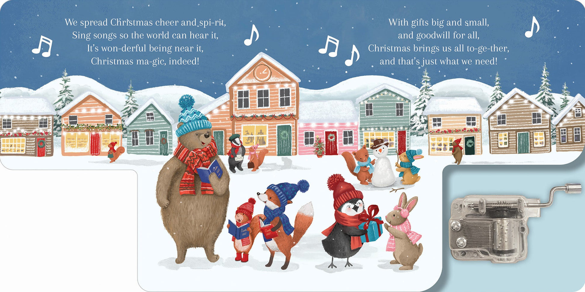 Wind-Up Music Box Book - We Wish You a Merry Christmas — inside page 3