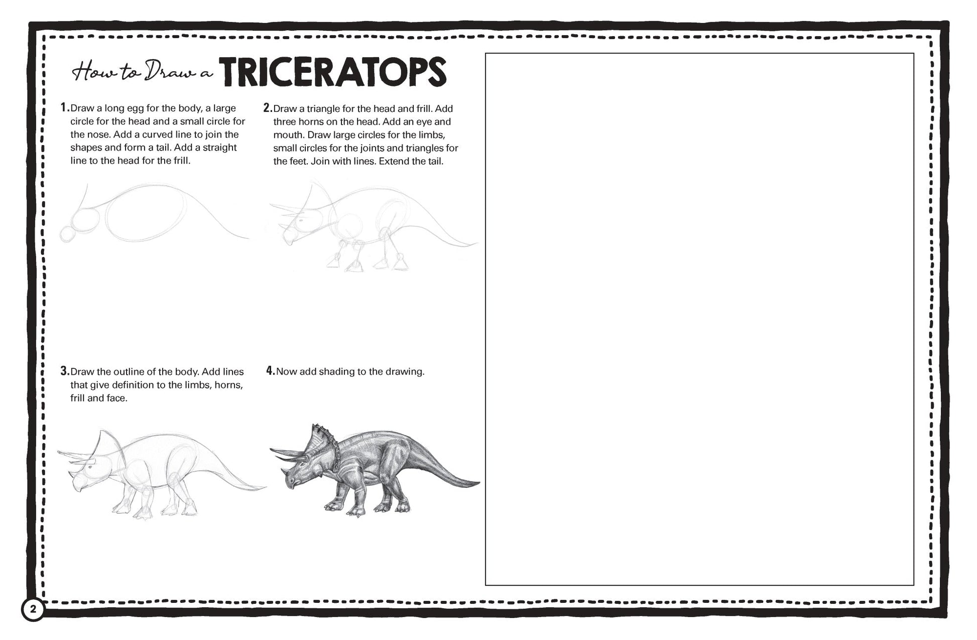 Garry Fleming - Giant Activity Pad - Dinosaurs — inside page 1
