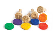 Wooden Dough Stampers Set of 4