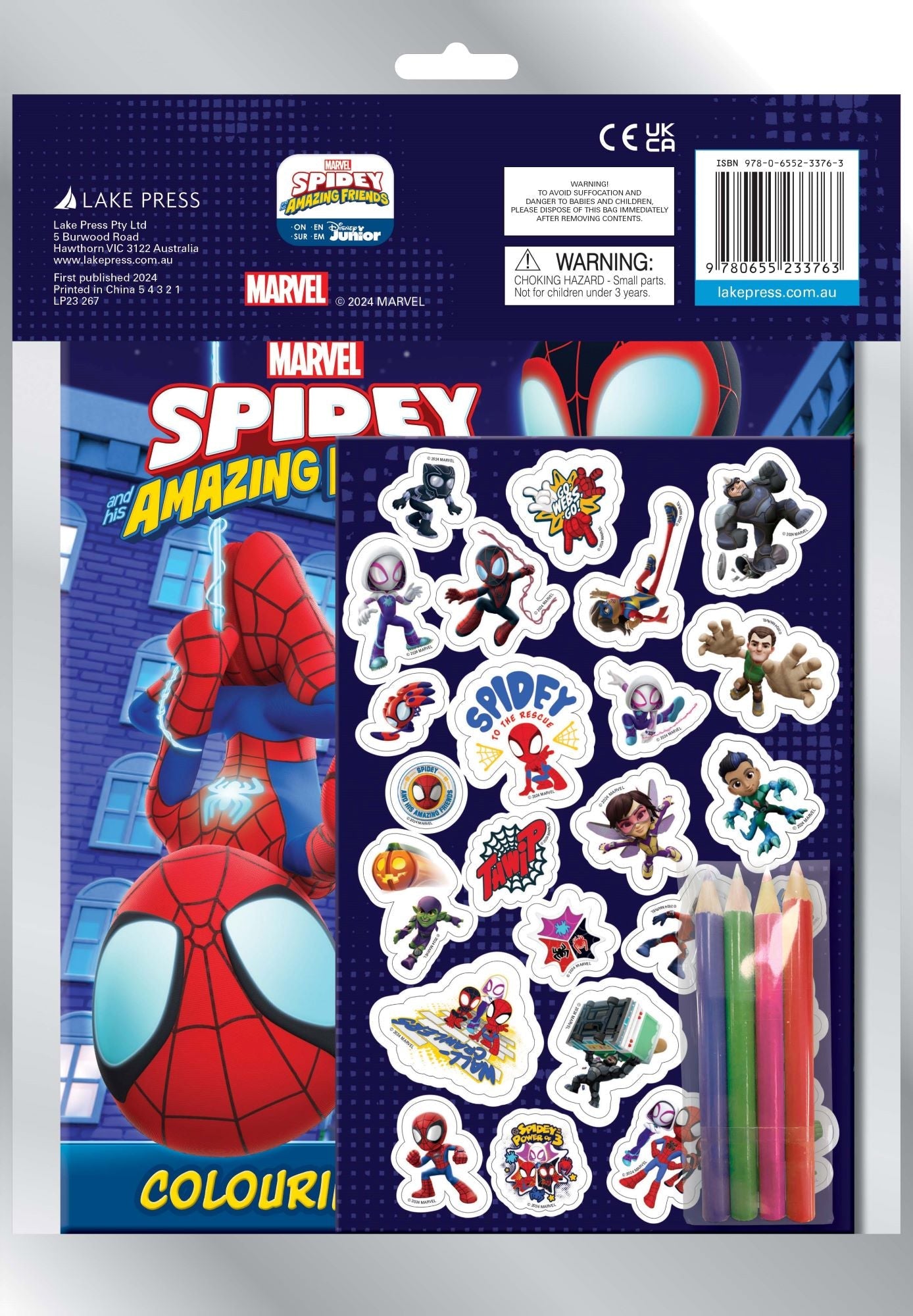 Spidey and His Amazing Friends - Activity Fun Pack - Glow We bs Glow — inside page 4