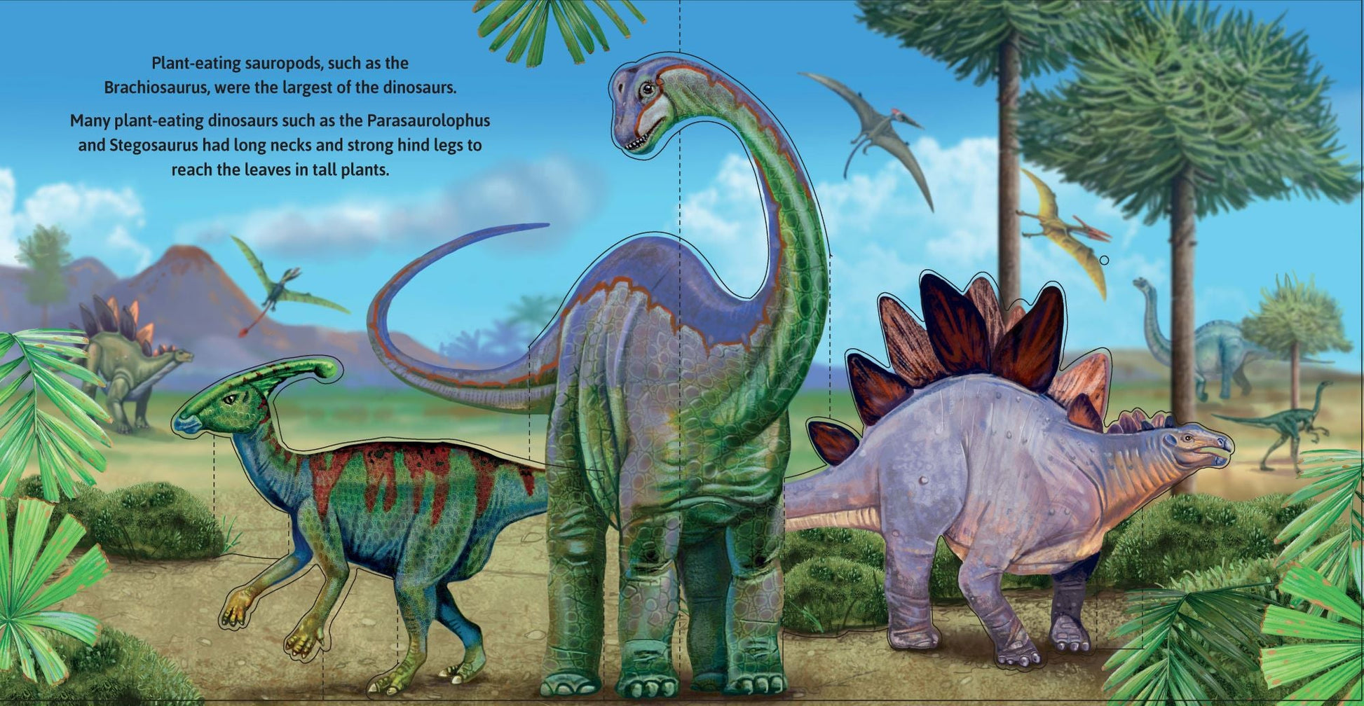 Garry Fleming's Dinosaurs - Pop-Up Book — inside page 2