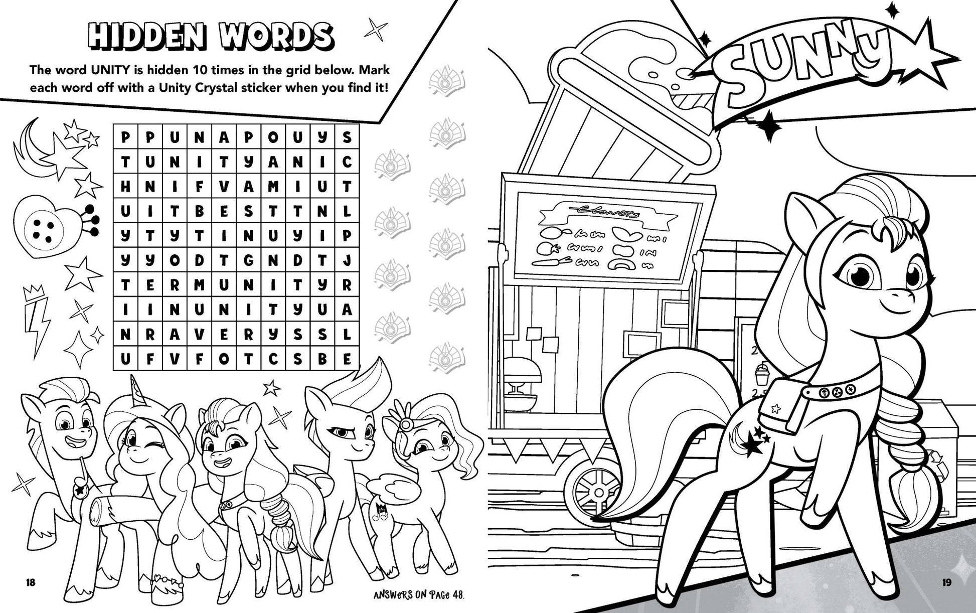 My Little Pony - Ultimate Sticker Book - Tell Your Tale — inside page 2