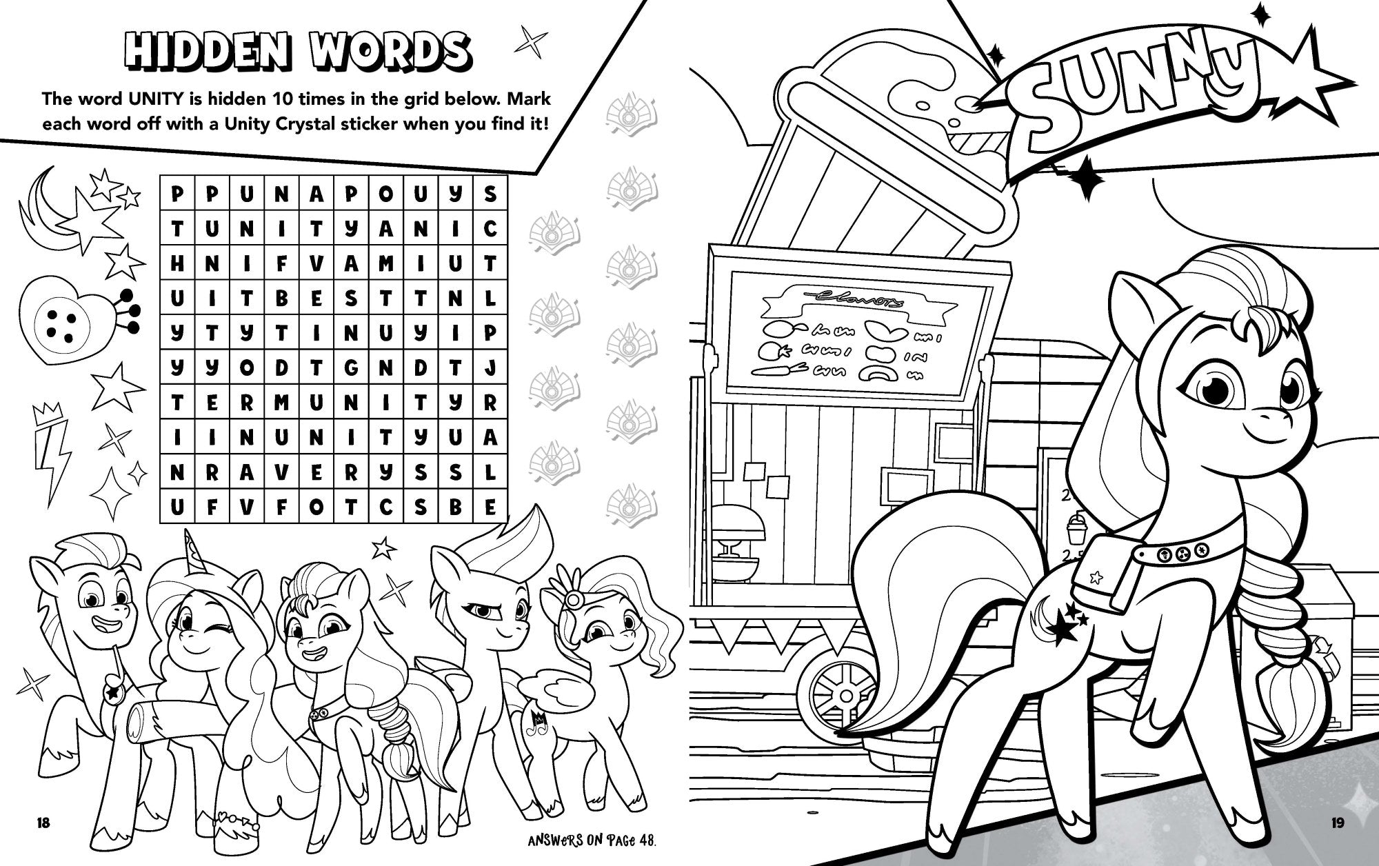 My Little Pony - Ultimate Sticker Book - Tell Your Tale — inside page 2