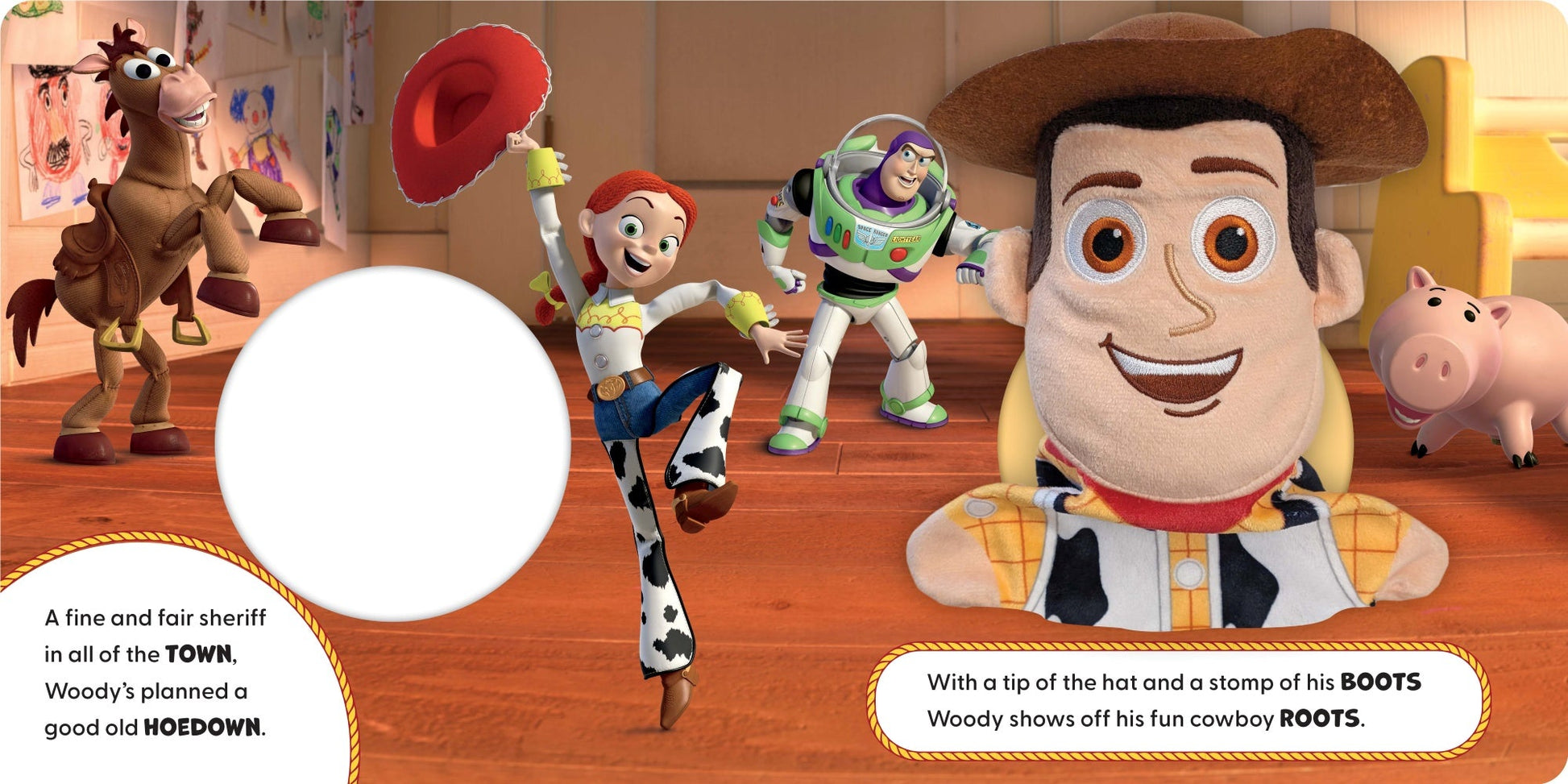 Disney Toy Story - Hand Puppet Book - Woody — inside page 2
