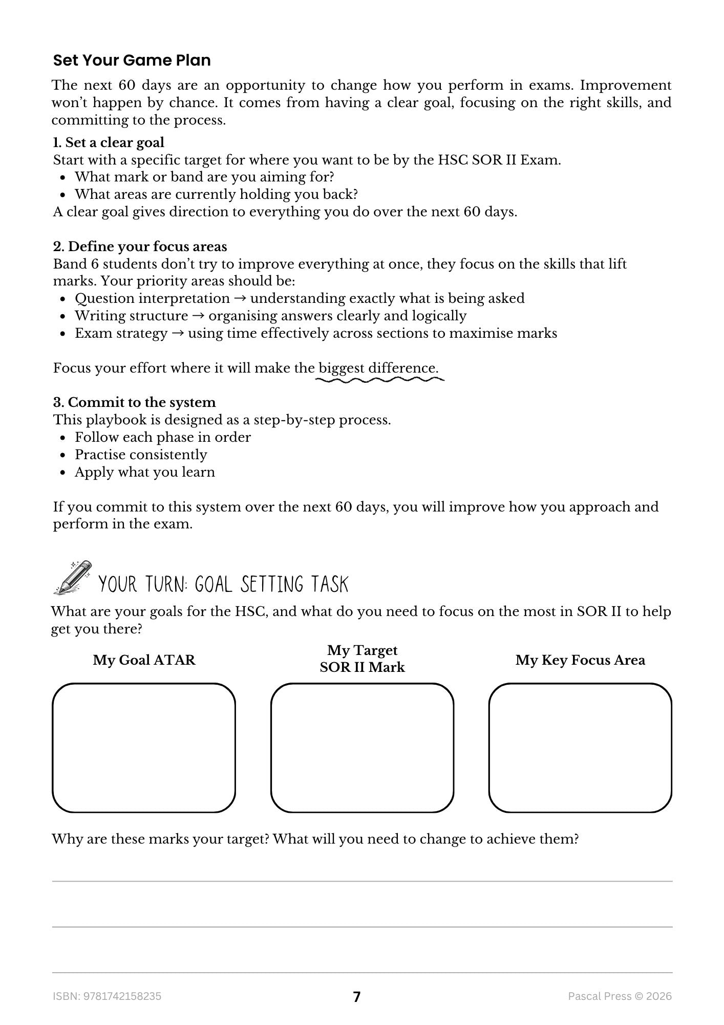 Excel 60 Days to Band 6 Studies of Religion II inside page 4 of 10