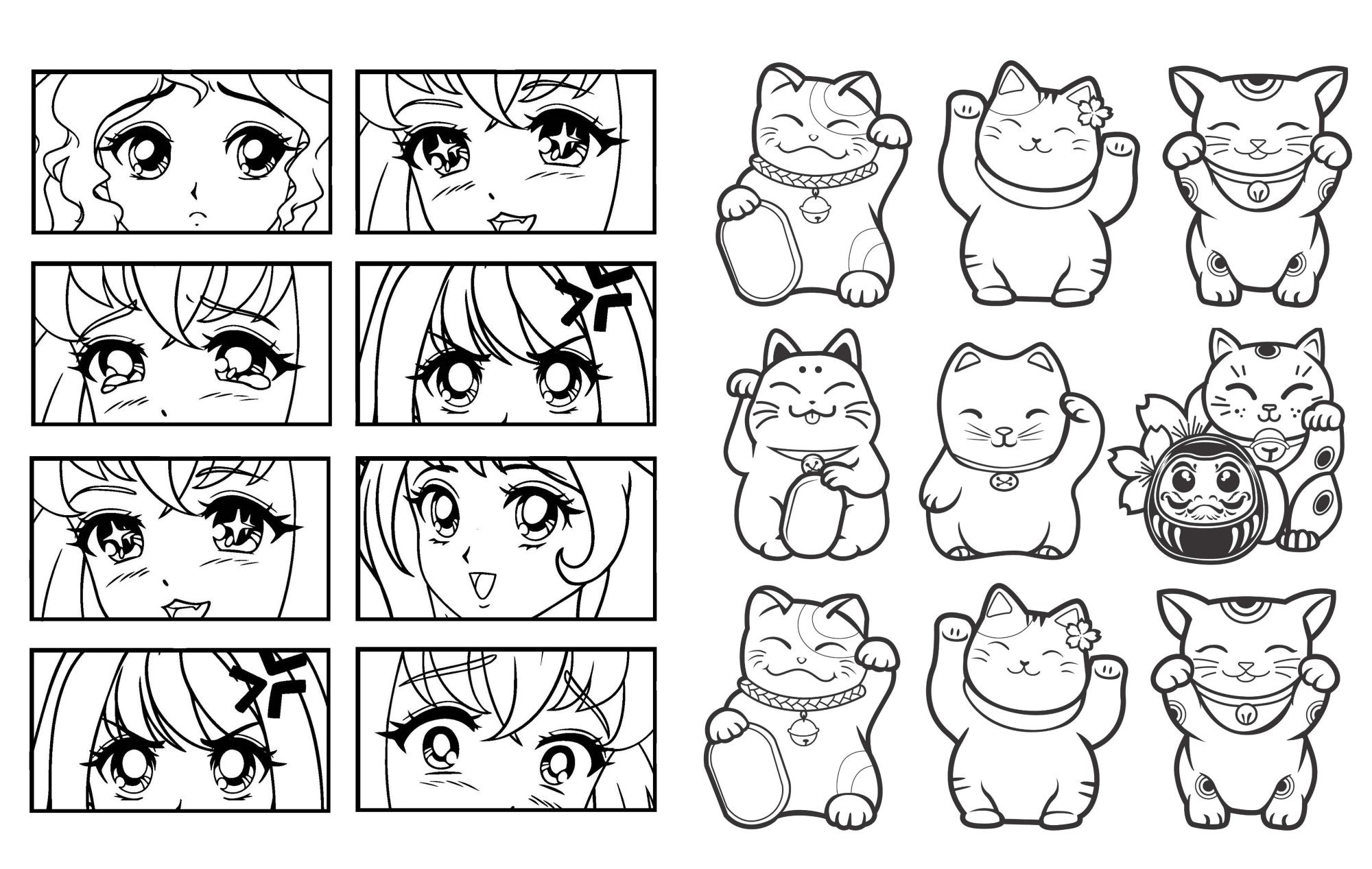 Wall Art - Manga Colouring (FSC) — inside page 2