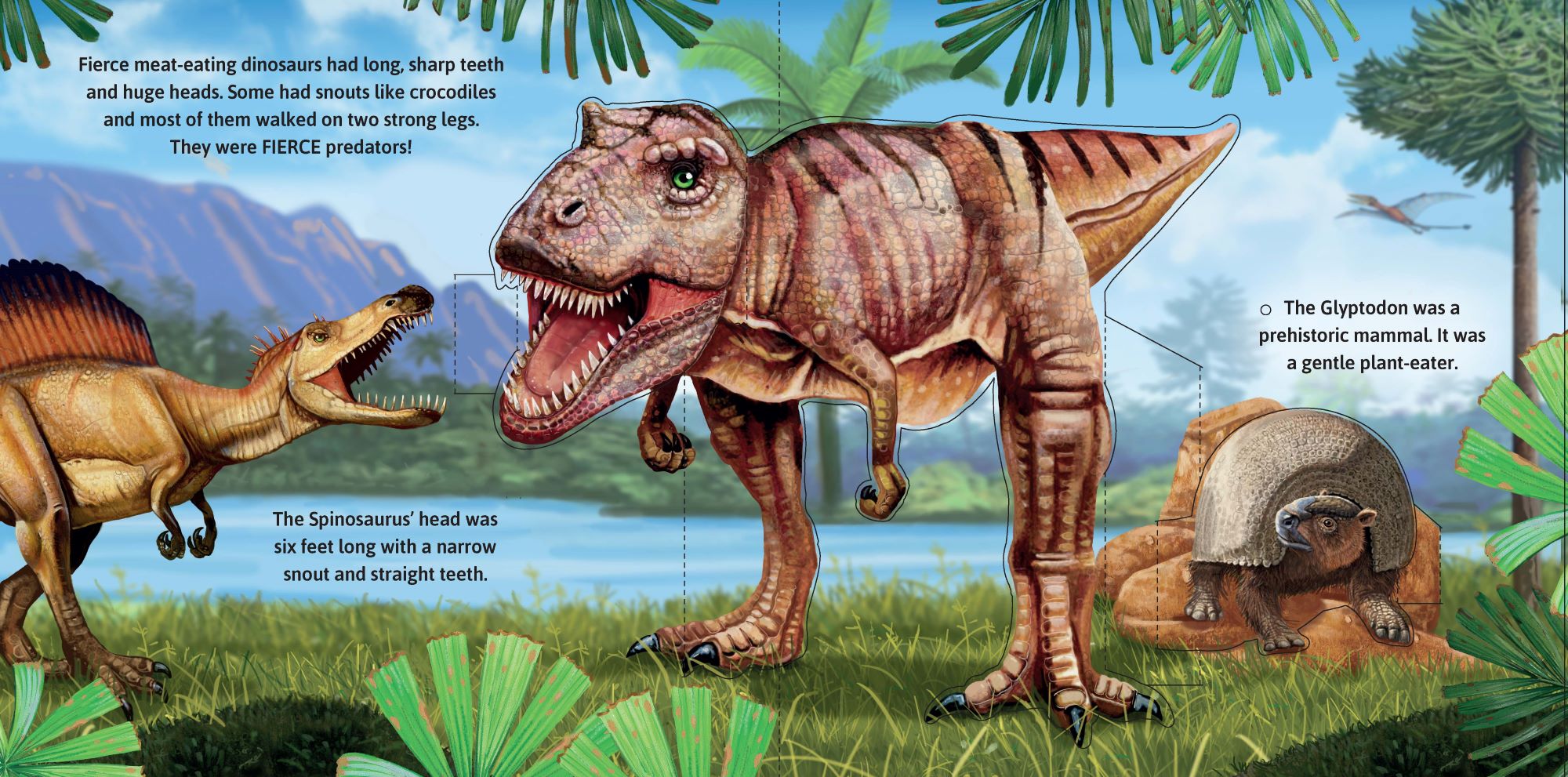 Garry Fleming's Dinosaurs - Pop-Up Book — inside page 1