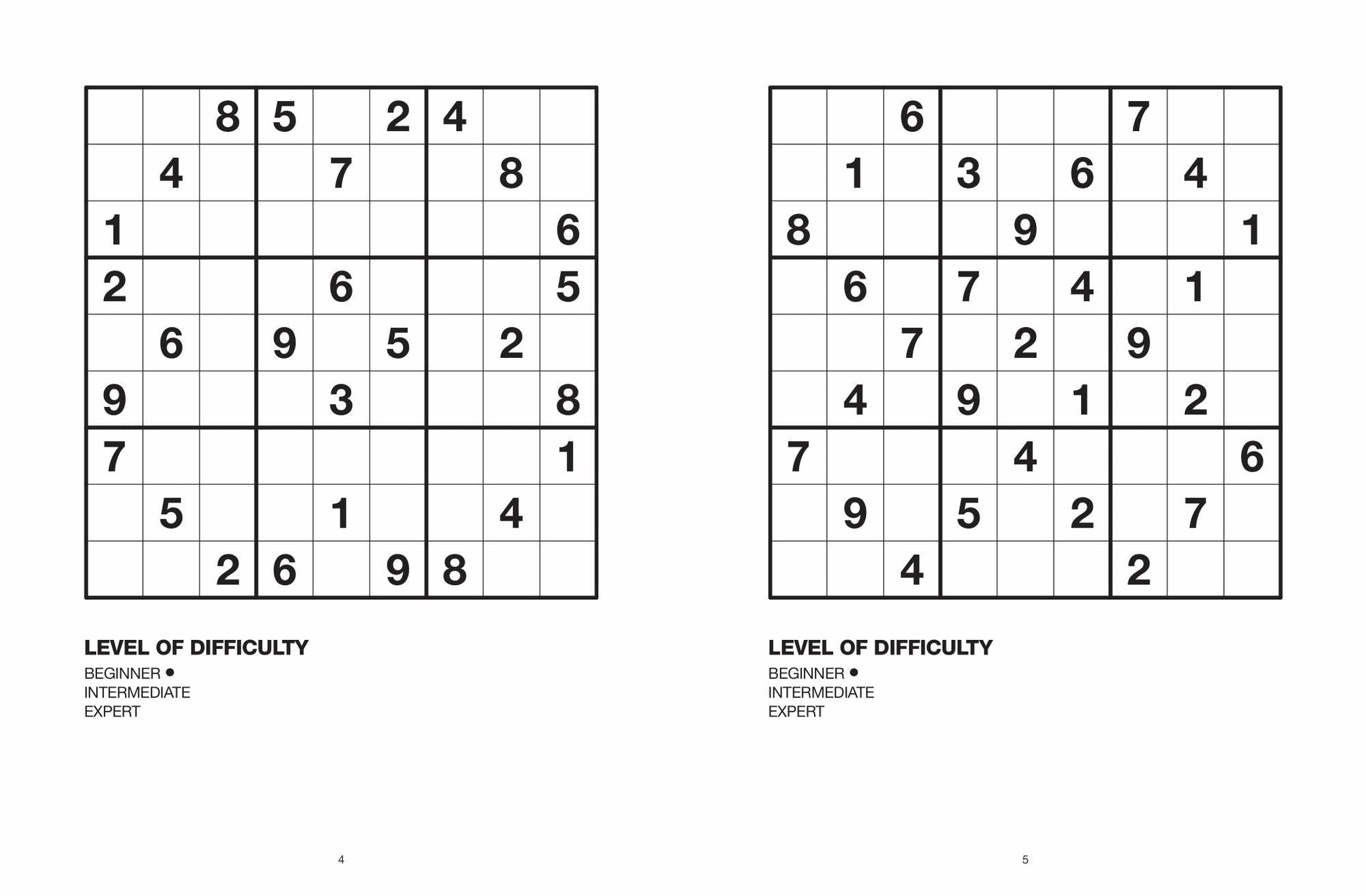 Geometric Large Print Puzzle Book (128pp) - Sudoku — inside page 1