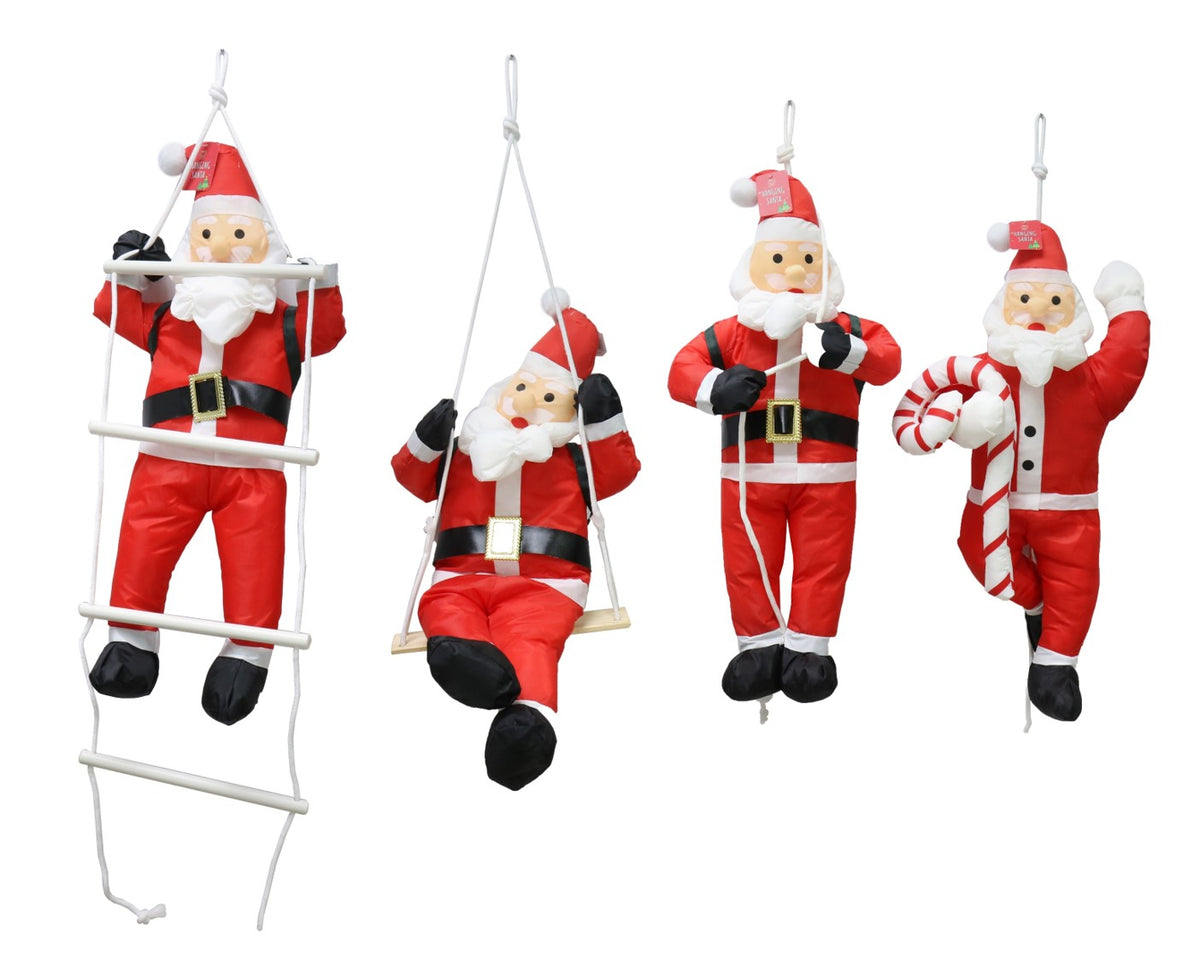 Christmas Decoration Outdoor 60CM Climbing Santa Assorted