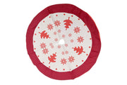 Christmas Tree Skirt 100CM Deluxe Burlap
