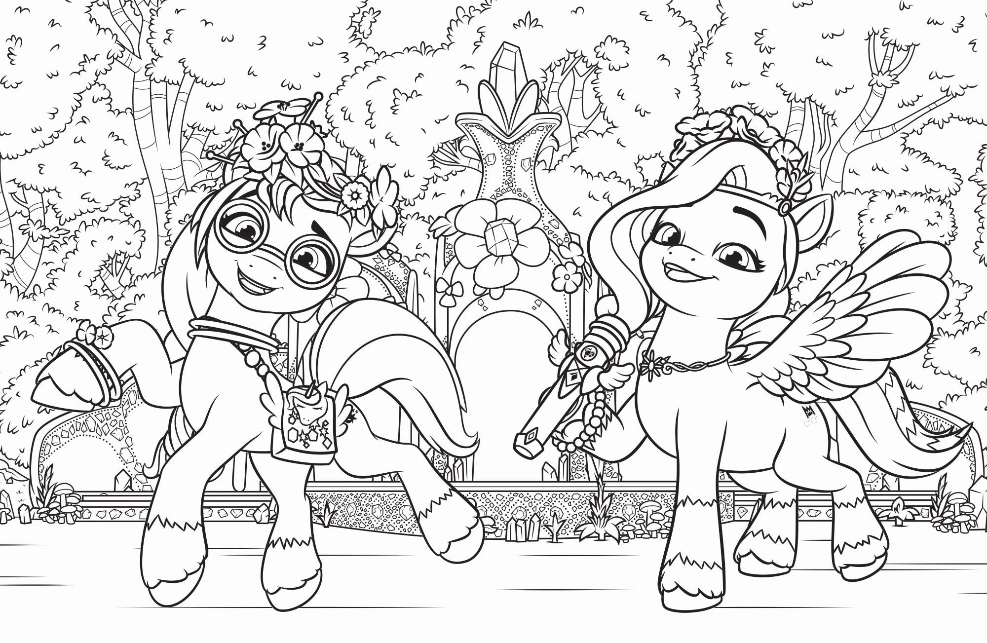 My Little Pony - Giant Poster Colouring — inside page 2