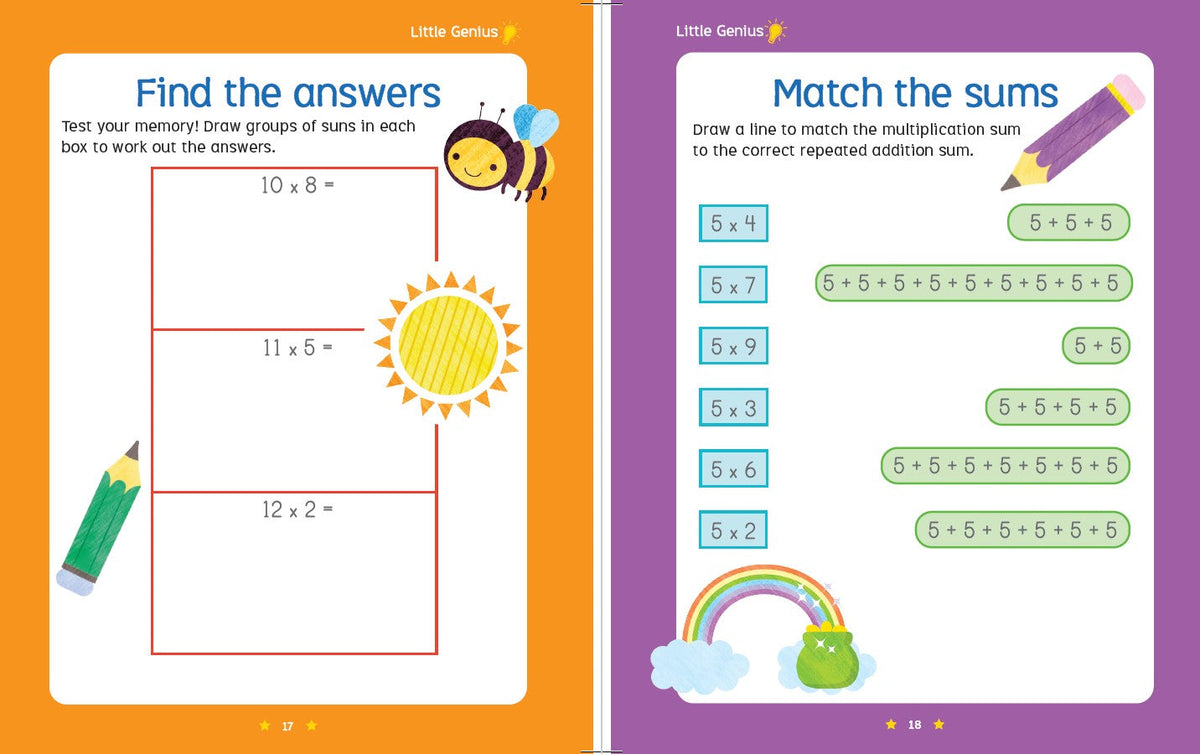 Little Genius Learning Box - Times Tables — inside page 1
