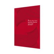 Collins Colplan 2027 Planner Diary (A4, Month to View) - Geo Red
