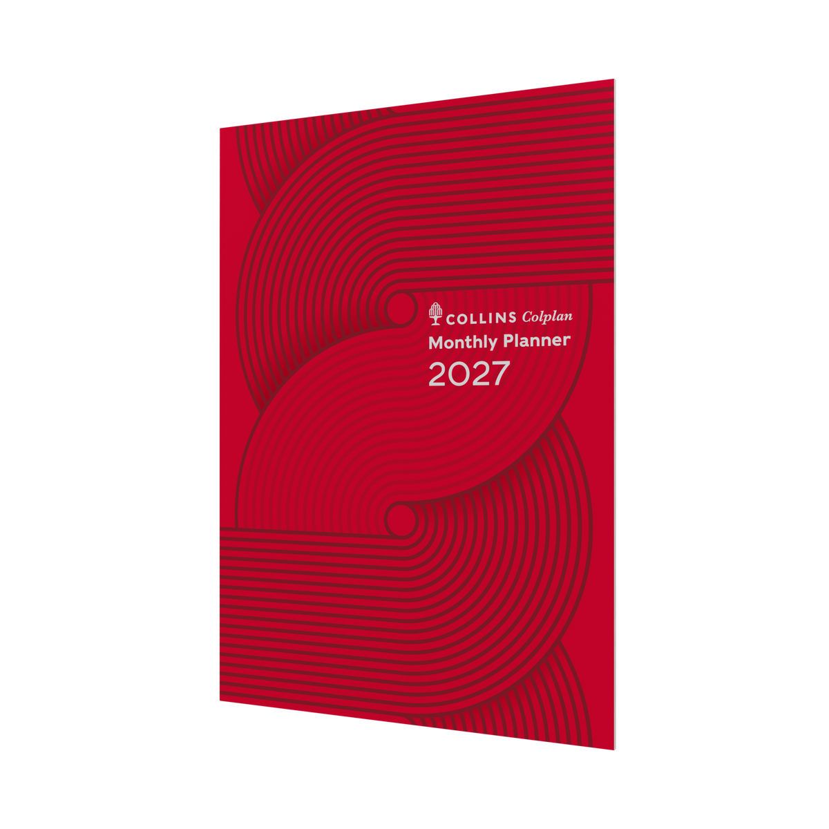 Collins Colplan 2027 Planner Diary (A4, Month to View) - Geo Red