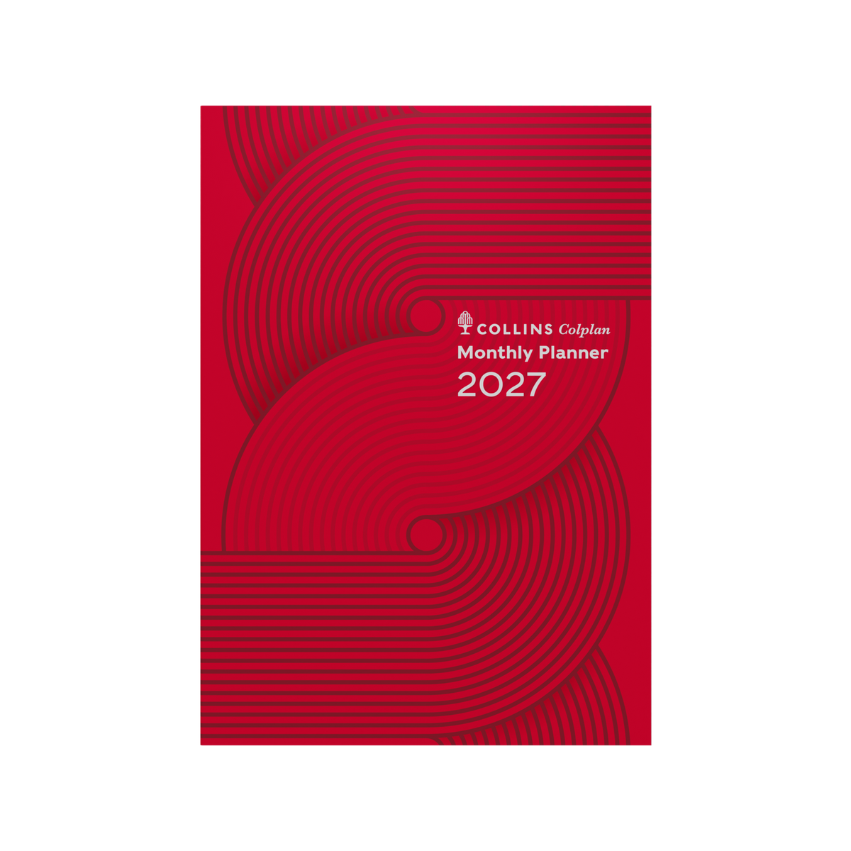 Collins Colplan 2027 Planner Diary (A4, Month to View) - Geo Red - view 2