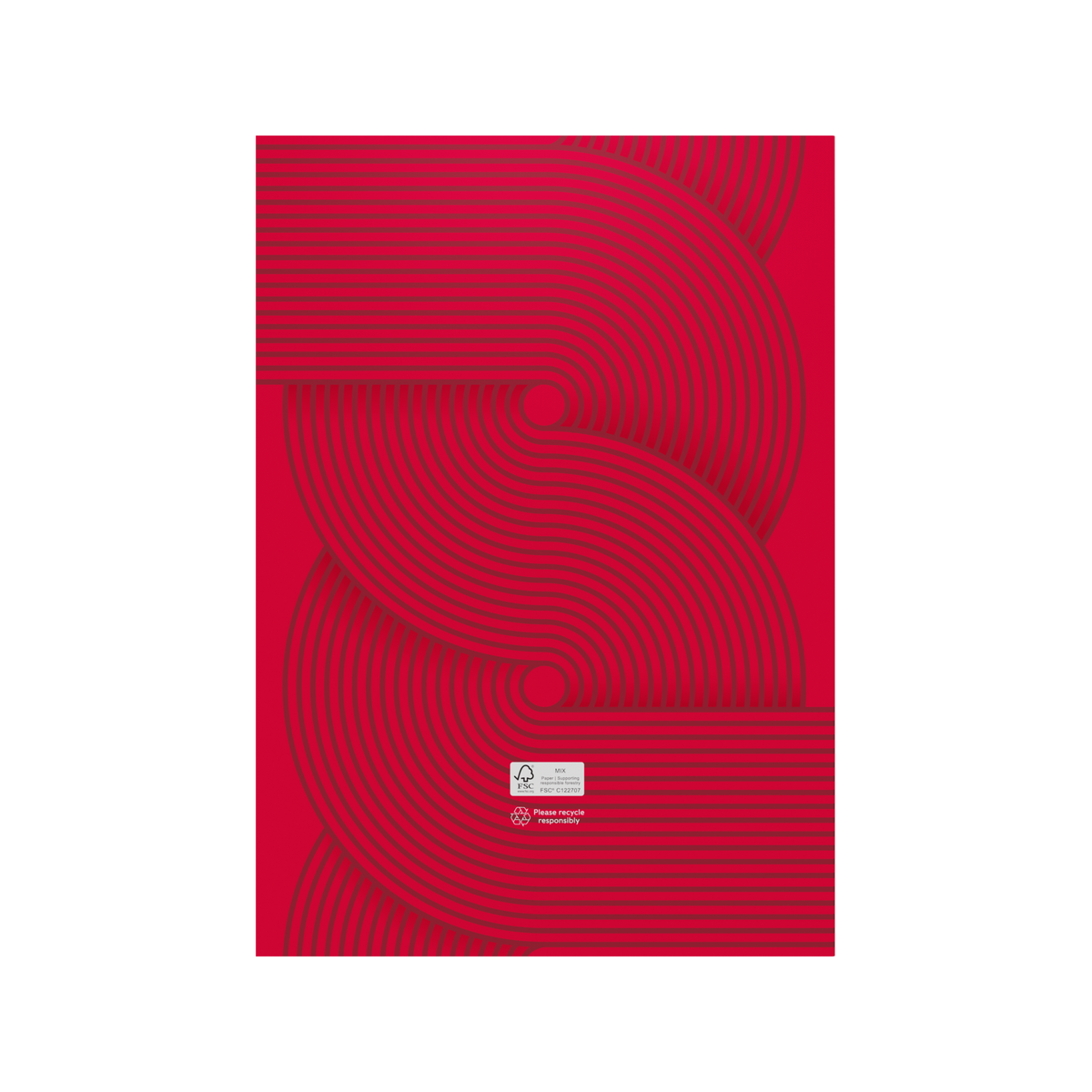 Collins Colplan 2027 Planner Diary (A4, Month to View) - Geo Red - view 3