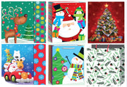 Gift Bag Christmas 330X457X102MM Extra Large 6 Assorted