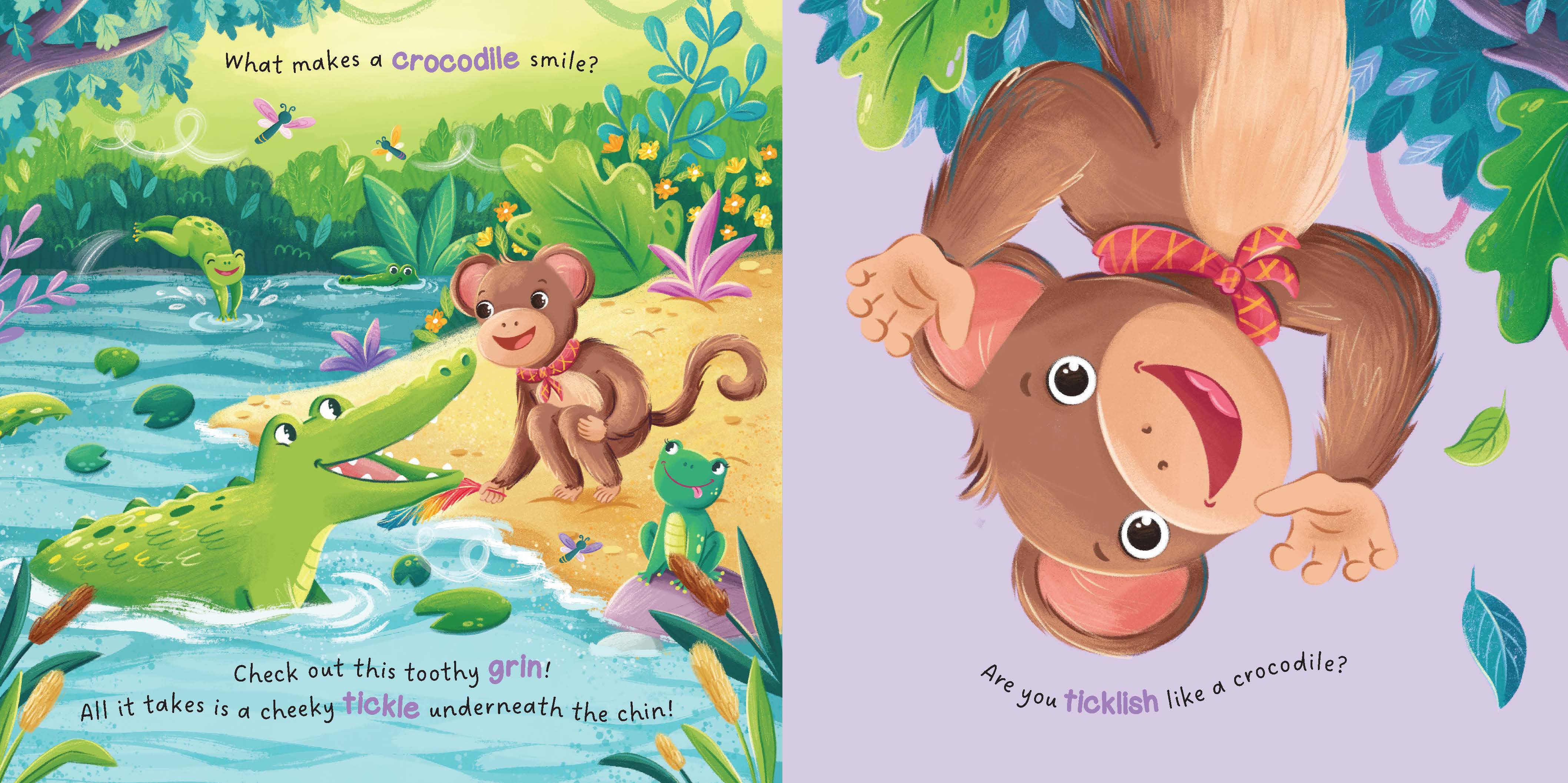 Story Time - Padded Board Book - Make Me Smile — inside page 2