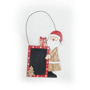 Decoration Christmas 13X18CM Sign Santa with Blackboard