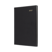 Collins Belmont 2027 Diary (A5, 2 Days to a Page) - Black