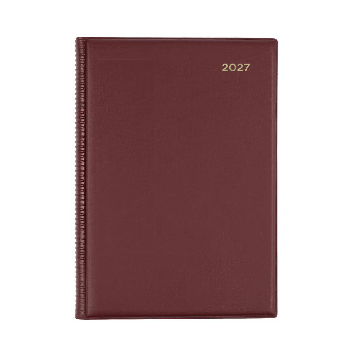 Collins Belmont 2027 Diary (A5, Week to View) - Burgundy - view 2