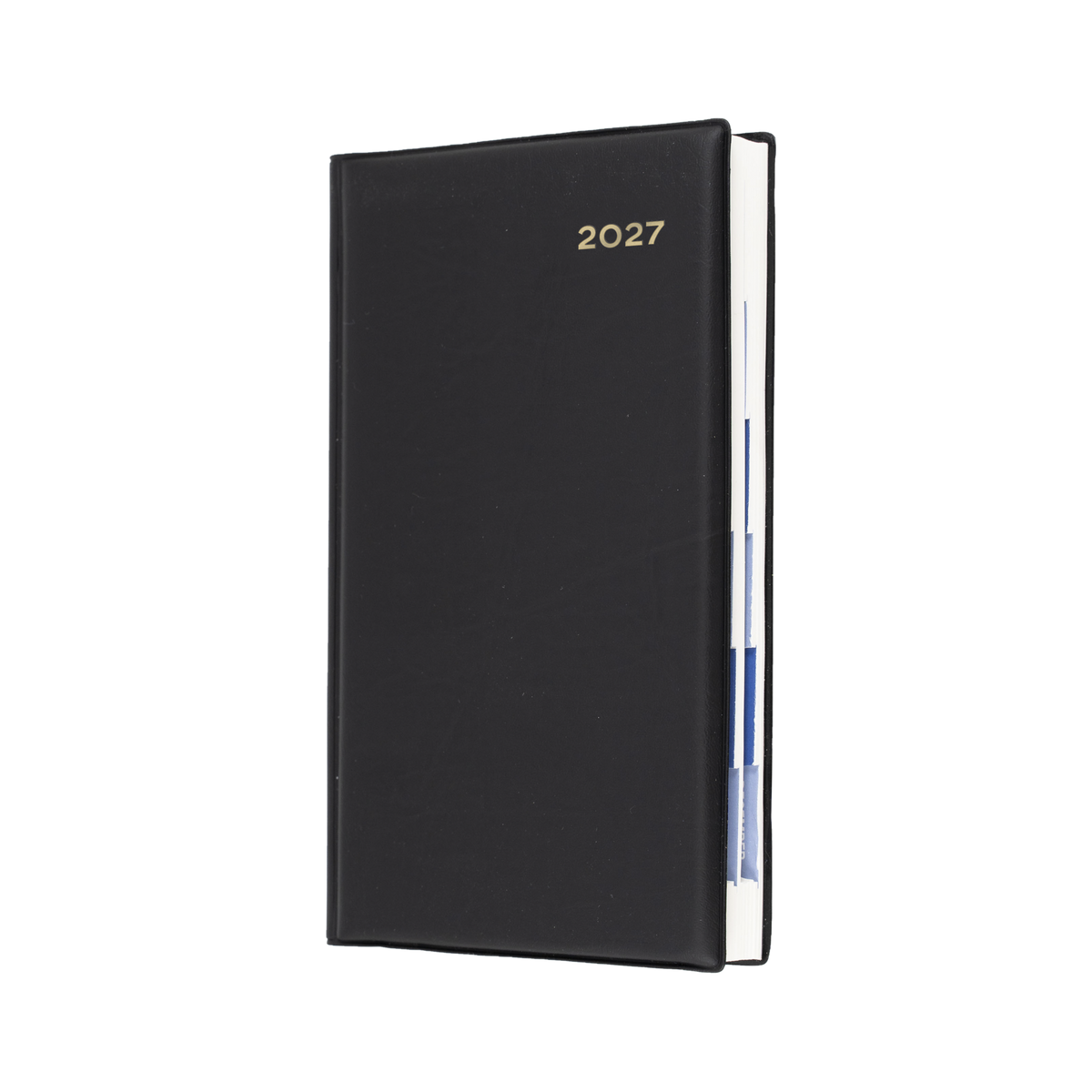 Collins Belmont 2027 Diary (Octavo, Day to a Page, Monthly Tabs) - Black