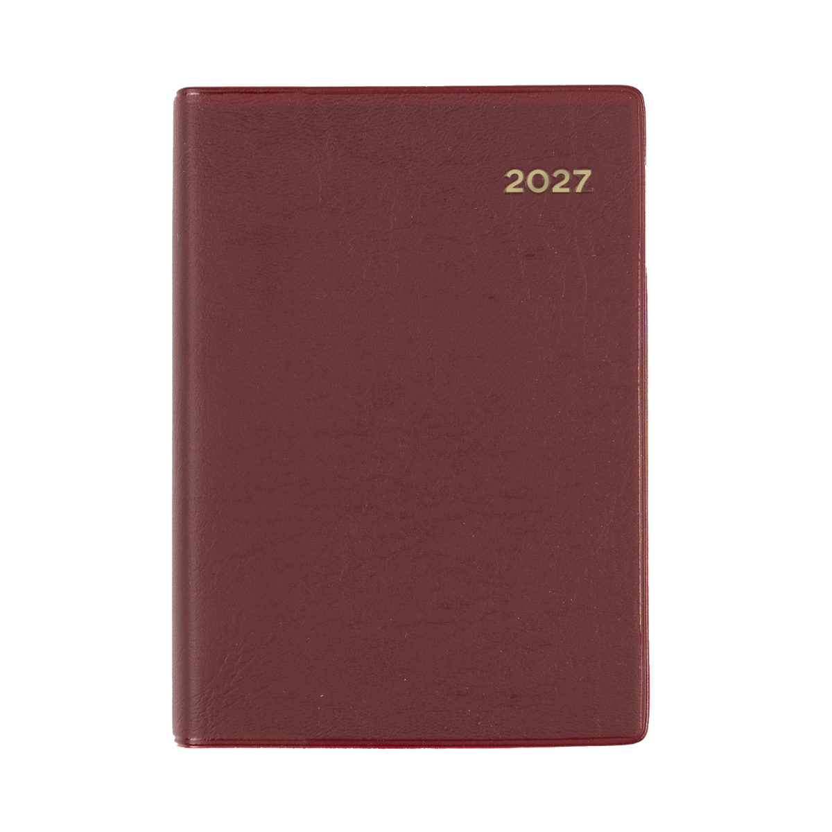 Collins Belmont 2027 Pocket Diary (A7, Week to View) - Burgundy - view 2